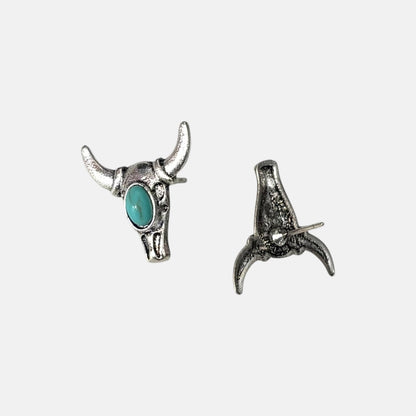 Turquoise Longhorn Studs