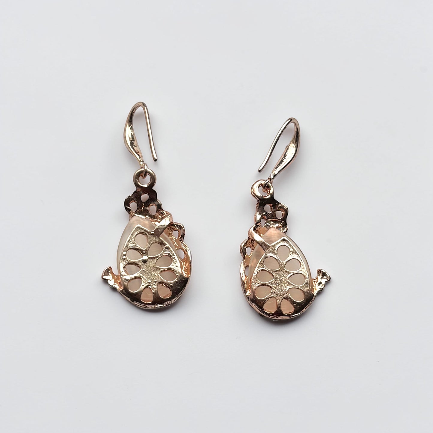 Elegante conjunto de diamantes de imitación con forma de gota de agua