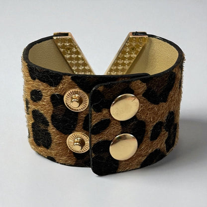 V Shape Wide Charm Cuff Wrap Bracelet
