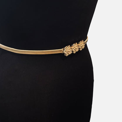 Rosette Stretch Metal Belt