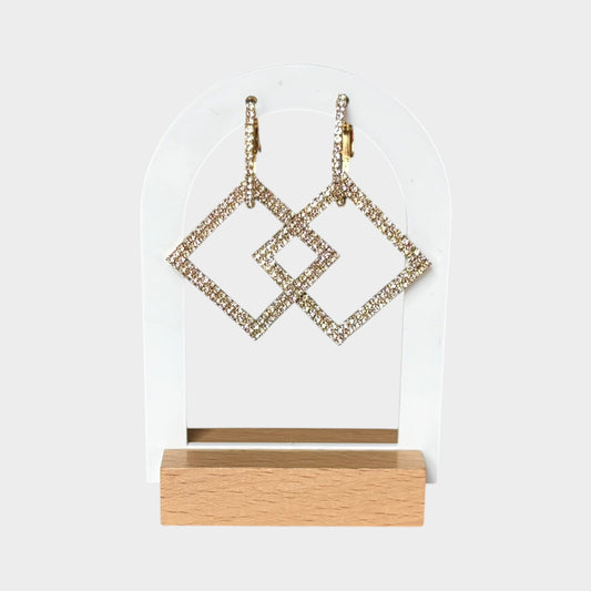 Square Dangle Night Out Earring