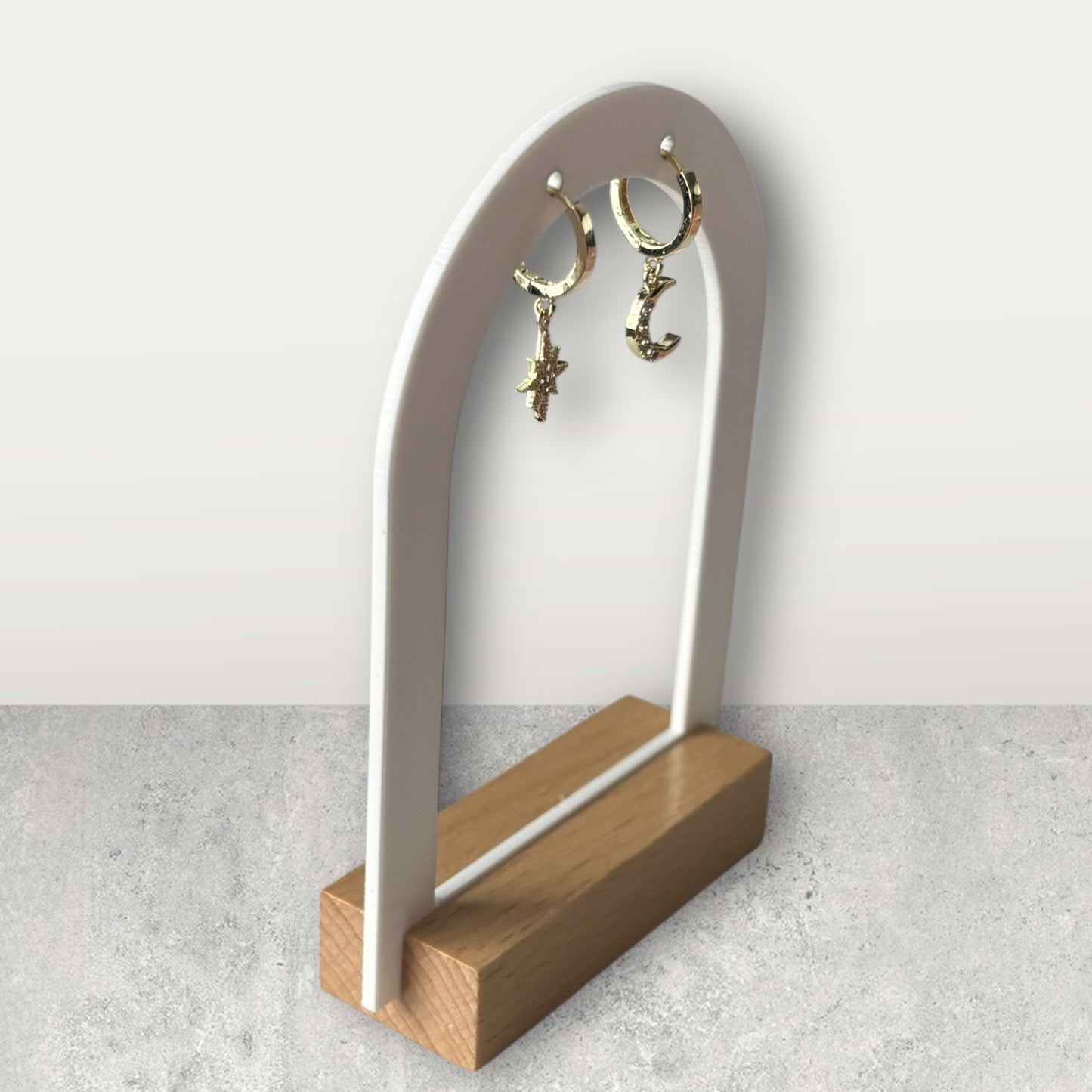 Star And Moon Earrings Set