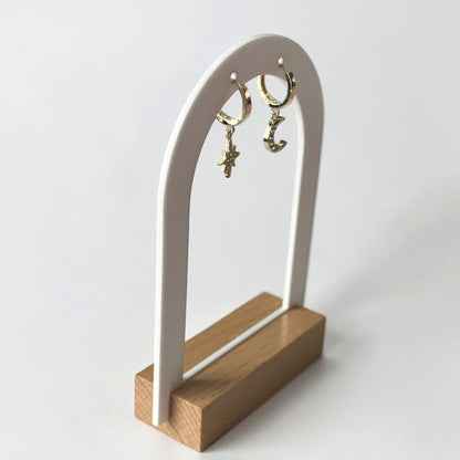 Star And Moon Earrings Set