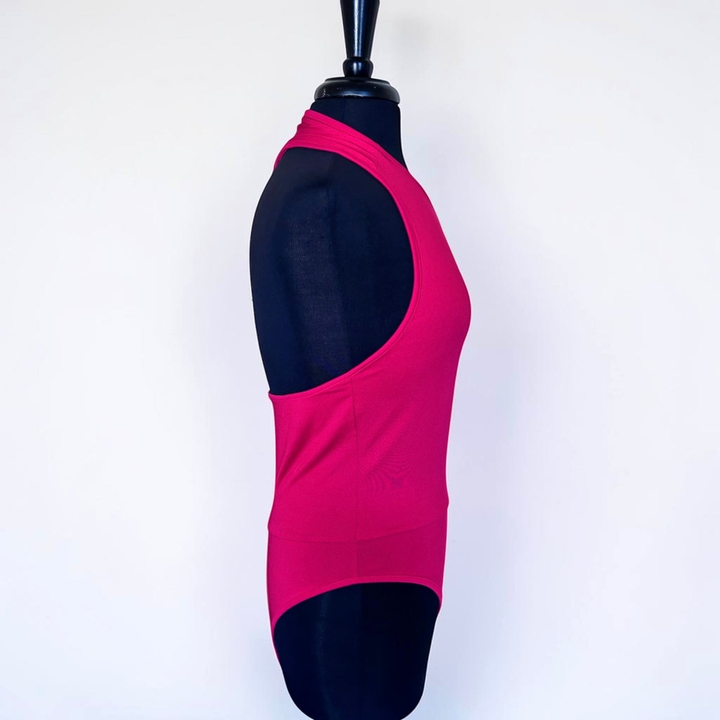 One Shoulder Women Irregular Bodysuit