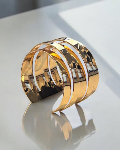 Solid Wide Women Cuff Bracelet