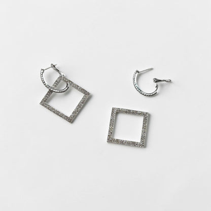 Square Dangle Night Out Earring