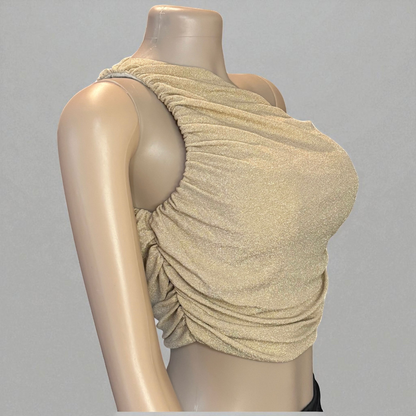 One Side Shoulder Night Out Blouse