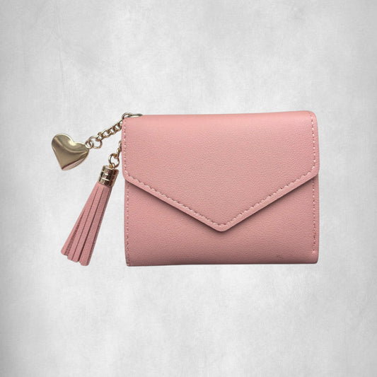 Pink Small Women PU Leather Wallet