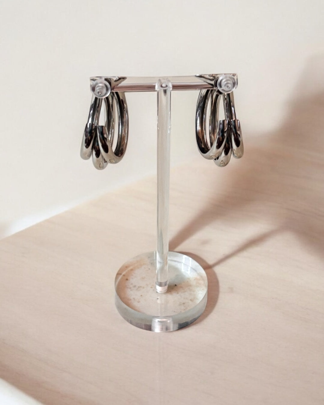 Chunky Lightweight Hoop Earrings