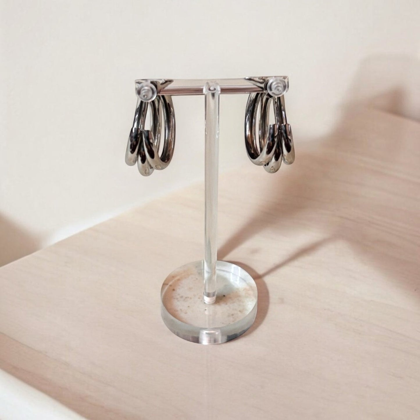 Chunky Lightweight Hoop Earrings