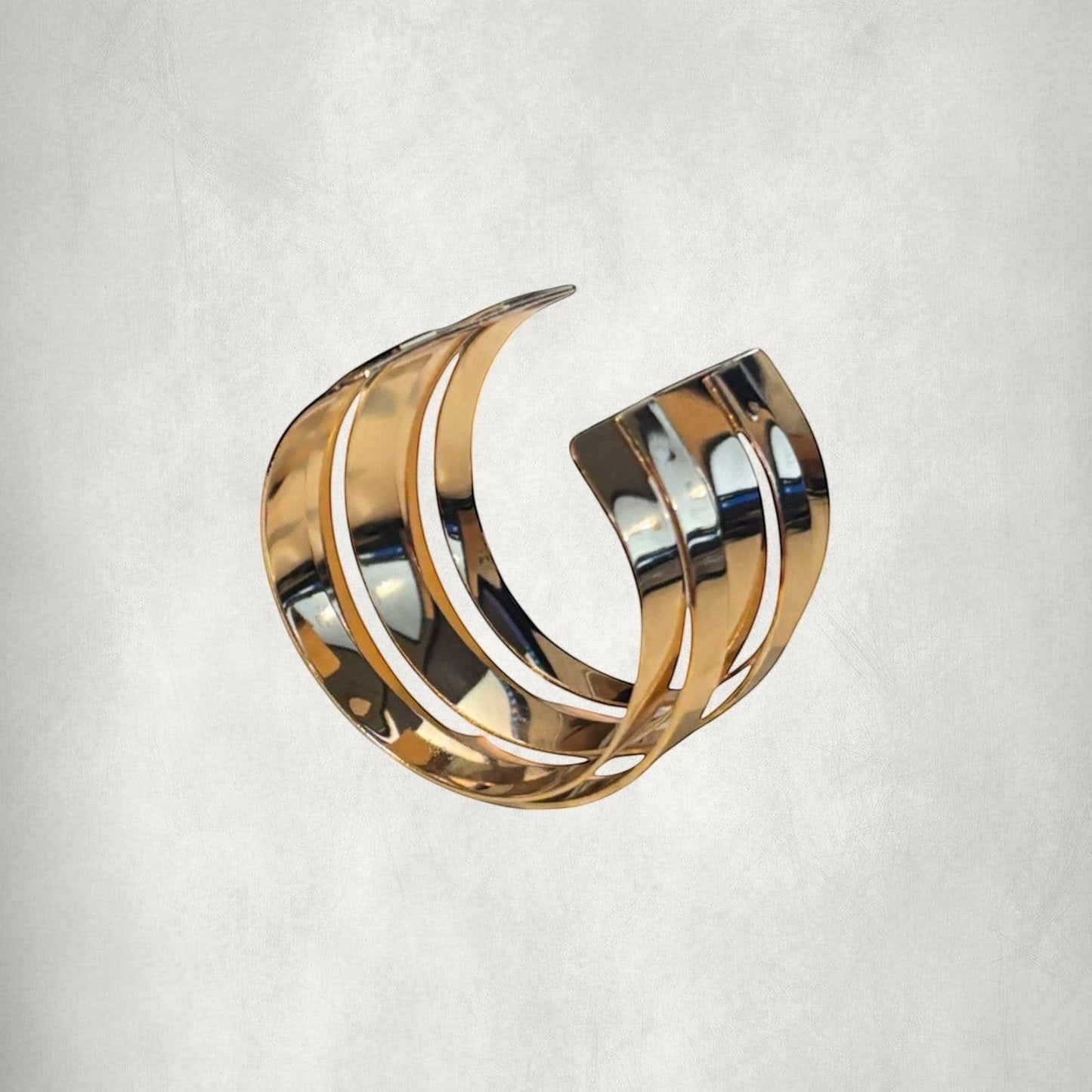 Solid Wide Women Cuff Bracelet