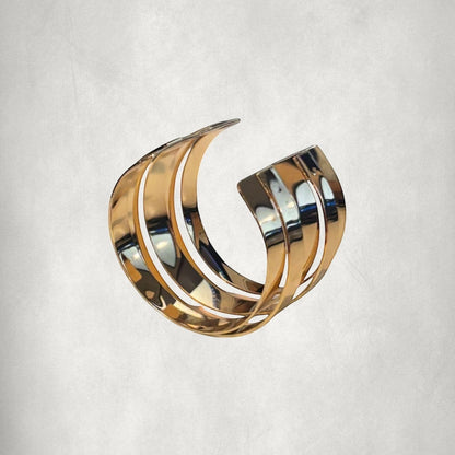 Solid Wide Women Cuff Bracelet