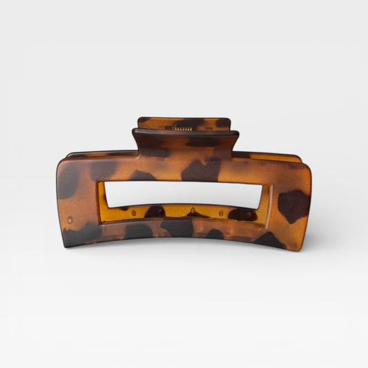 Brown Speckled Hair Clip