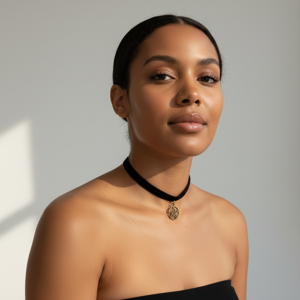 Gargantilla vintage para mujer