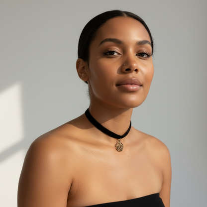 Gargantilla vintage para mujer