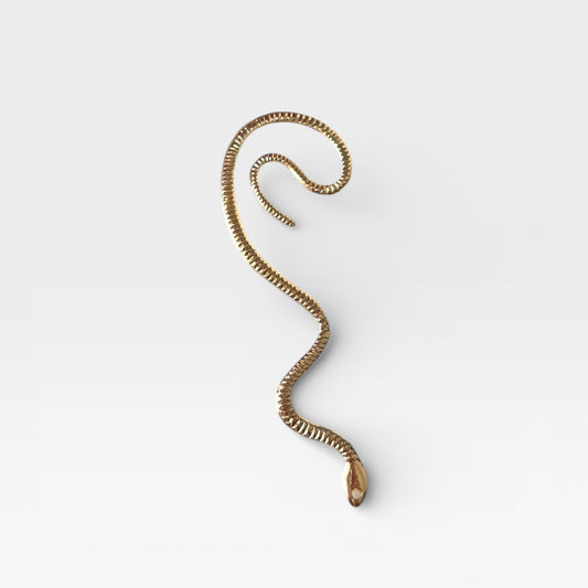 Snake Metal Gold 1 Piece Ear Clip