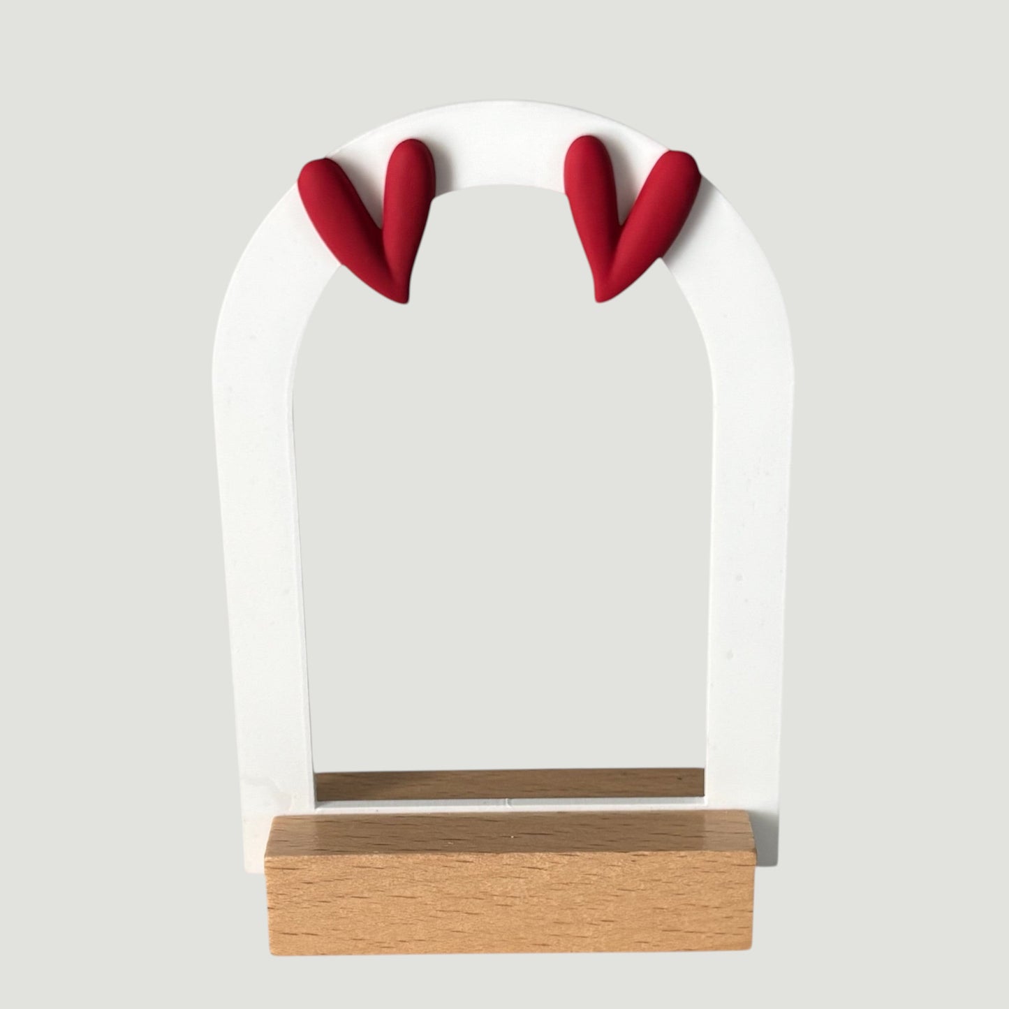 Red Heart Shape Small Stud Earring