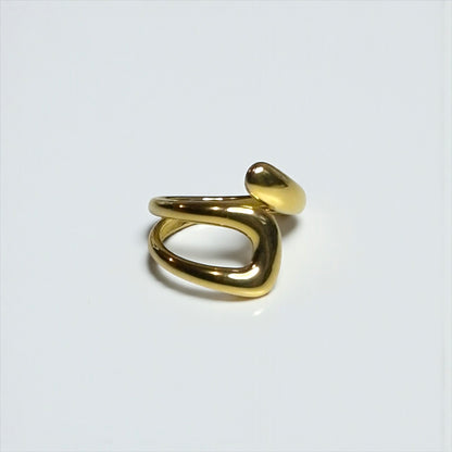 Irregular Solid Gold Ring