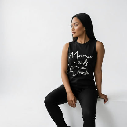 Mamá necesita una camiseta gráfica para beber