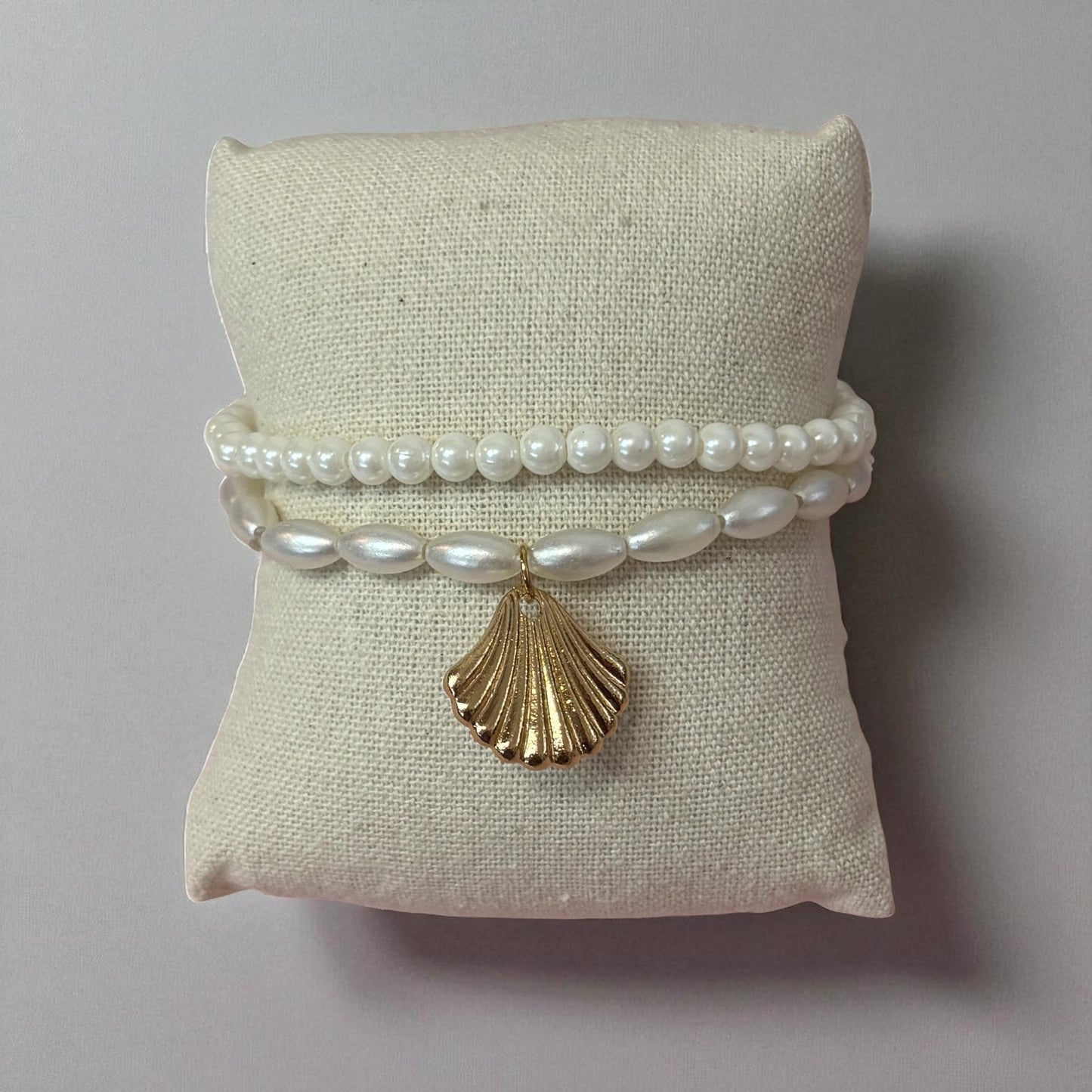 Coastal Charm Shell Anklet Set