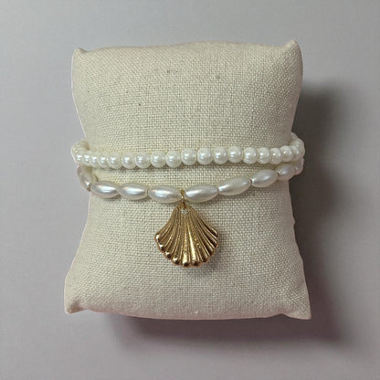 Coastal Charm Shell Anklet Set