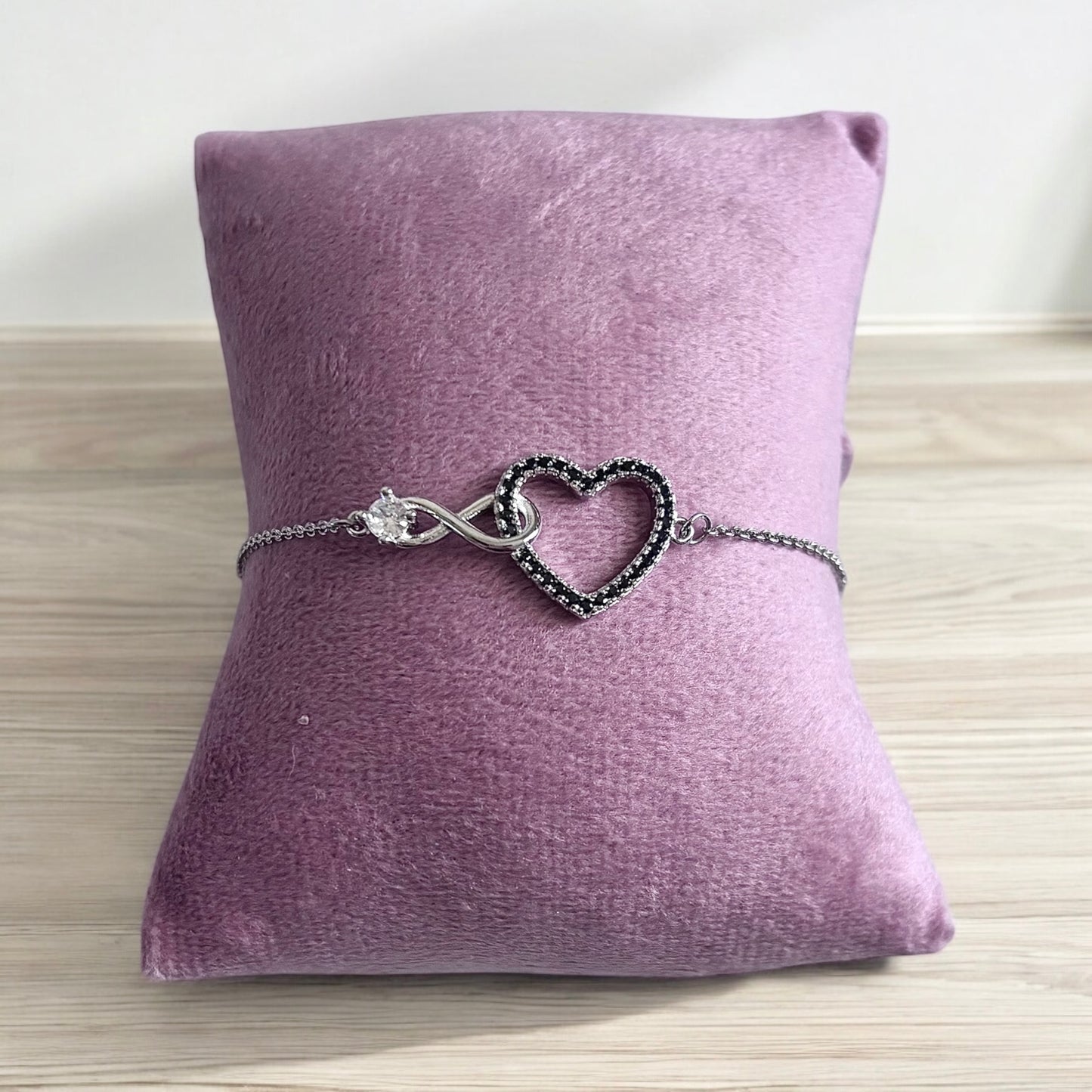 Heart Silver Charm Bracelet