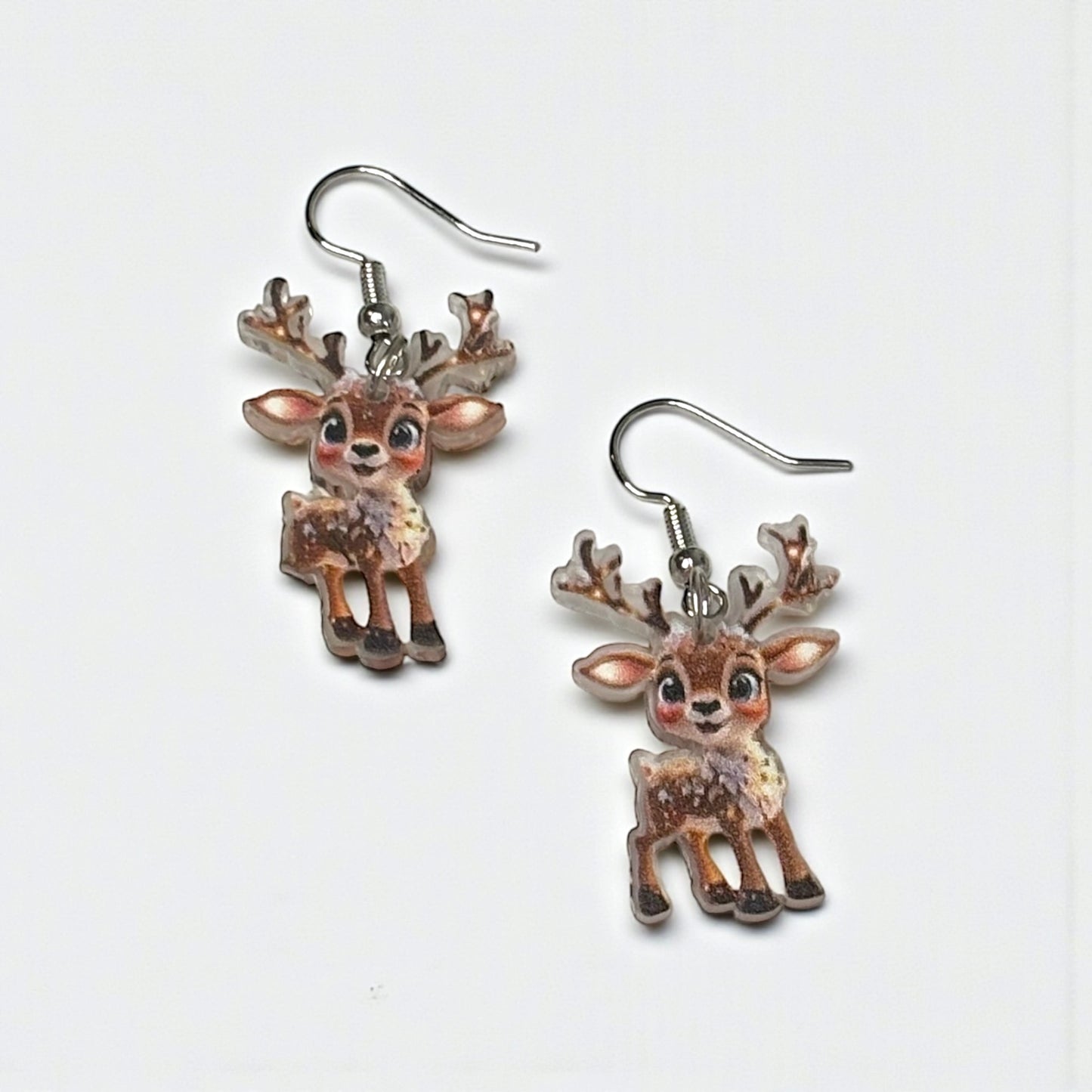 Small Elk Acrylic Earring