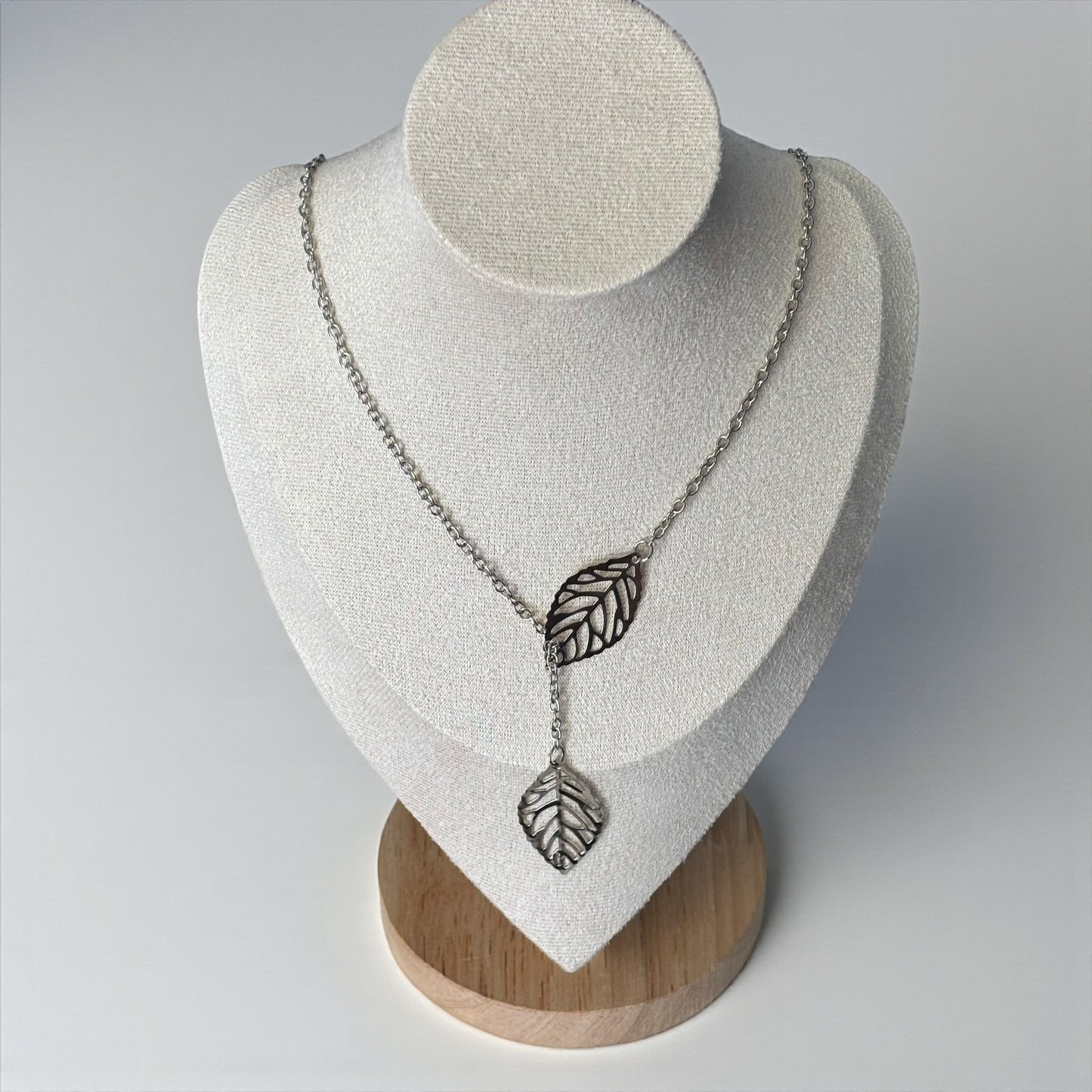 Maple Leaf Tree Y Shape Necklace