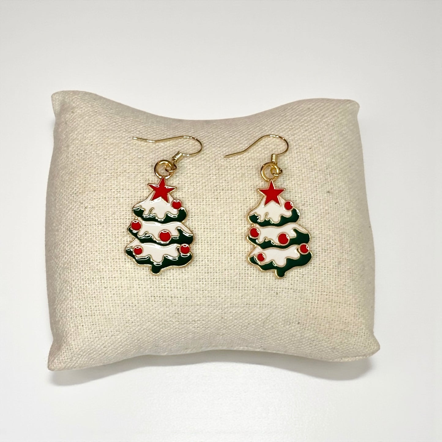Christmas Tree Drop Earring