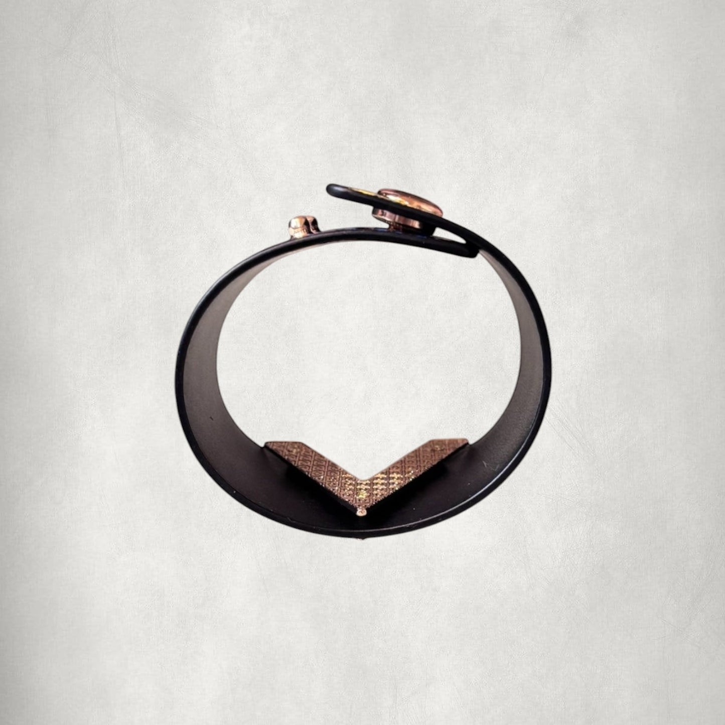 V Shape Wide Charm Cuff Wrap Bracelet