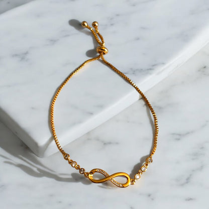 Love Infinity Chain Bracelets