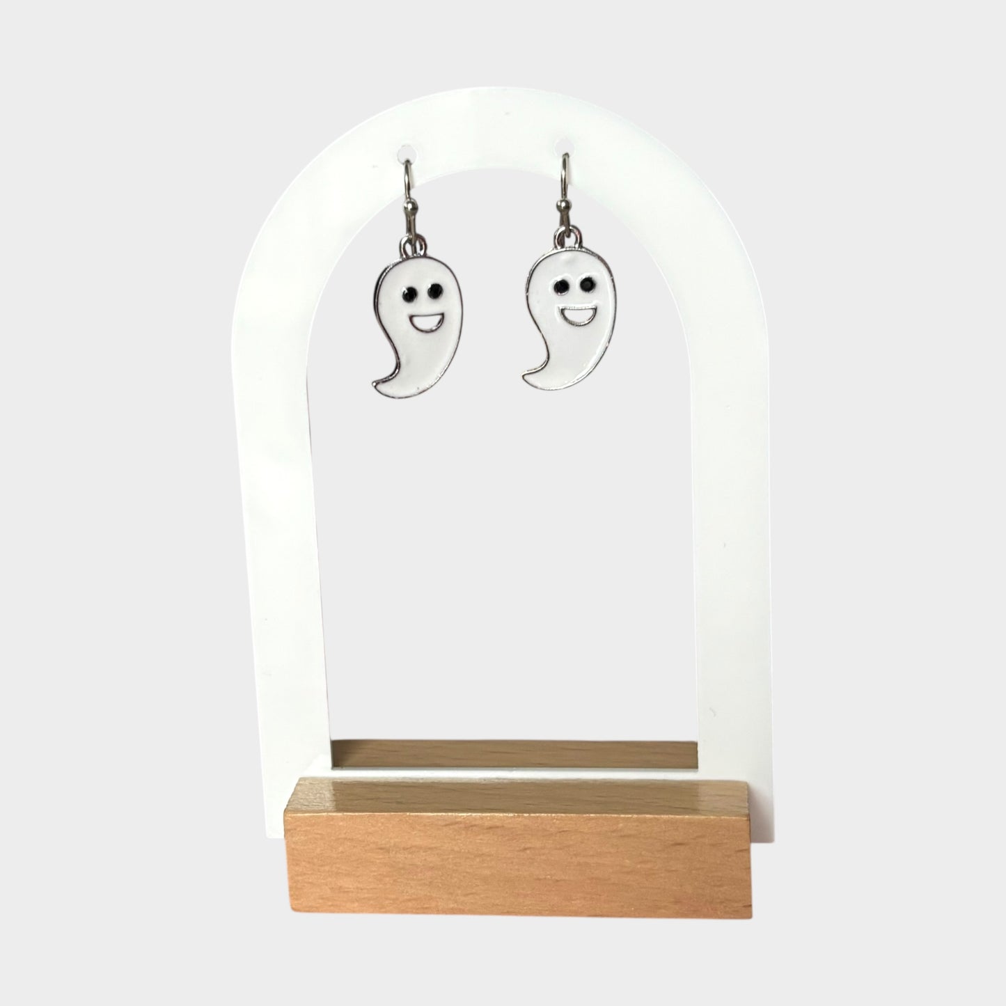Small Happy Ghost Lightweight Earrings