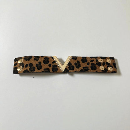 V Shape Wide Charm Cuff Wrap Bracelet