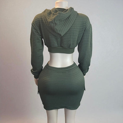 Olive Green Two pieces set