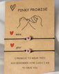 Pulseras de pareja Promise que brillan en la oscuridad