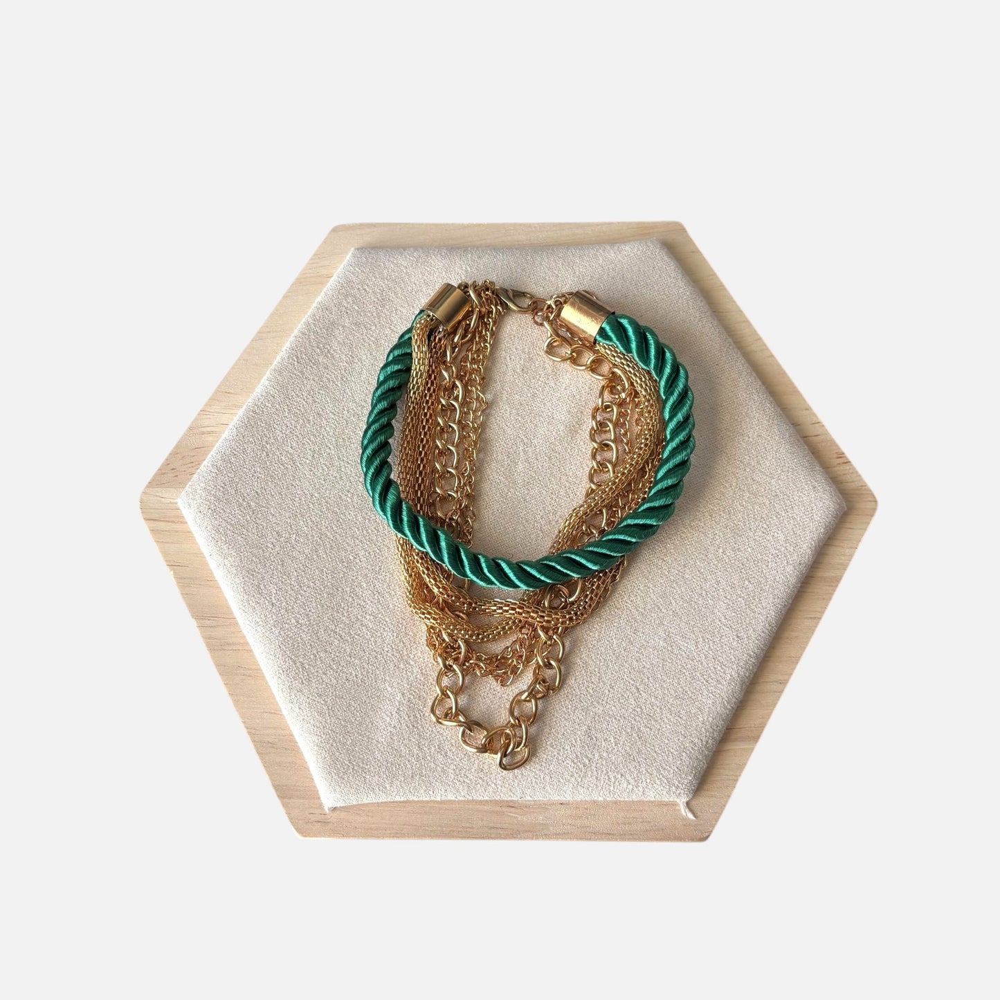 Pulseras casuales de cuerda multicapa para mujer