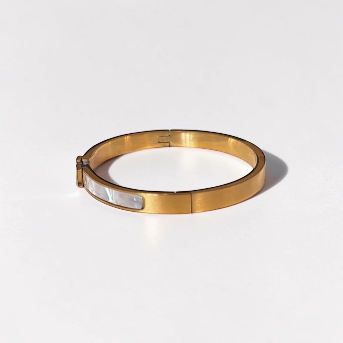 Luxurious Titanium Steel Bangle Bracelet