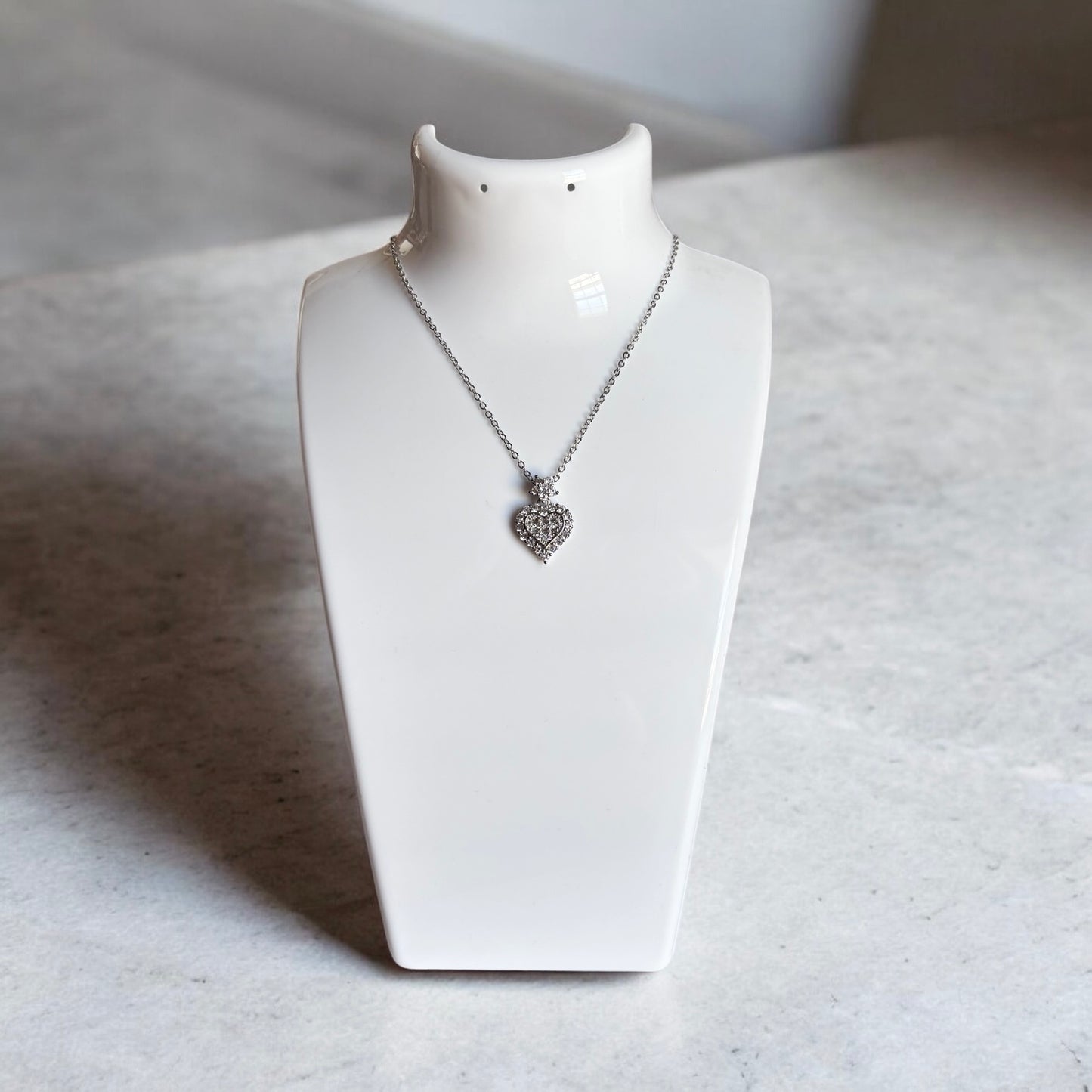 Heart Pendant Elegant Necklace