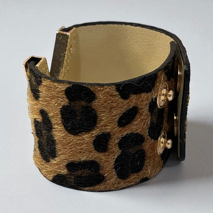 V Shape Wide Charm Cuff Wrap Bracelet