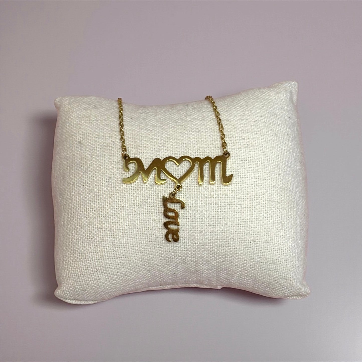 Stainless Steel Mom Necklace