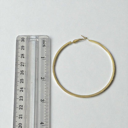 Rhinestone Big Hoop Earrings