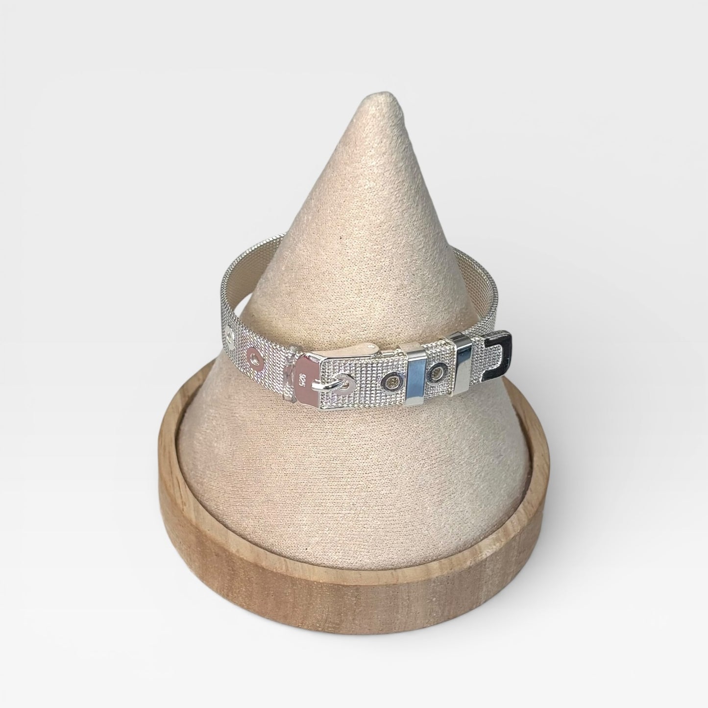 Belt Style Silver Bracelet