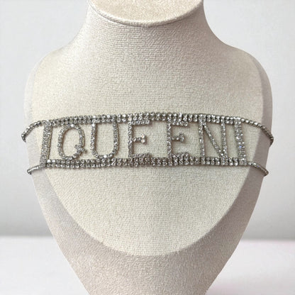 Full Rhinestone Choker Necklace