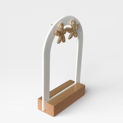 Starfish Gold Stud Earring