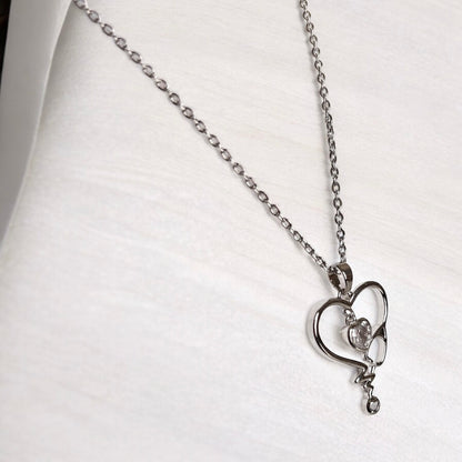 Heart Stethoscope Nurse Necklace