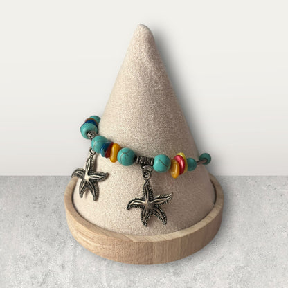 Starfish Beach Style Ankle Bracelet