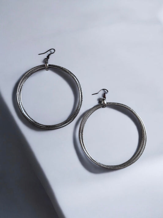 Big Round Disco Earring