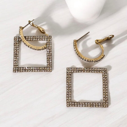 Square Dangle Night Out Earring