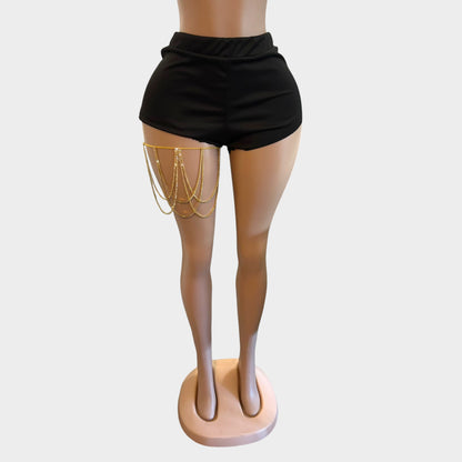 Crystal Rhinestone Thigh Gold Chain