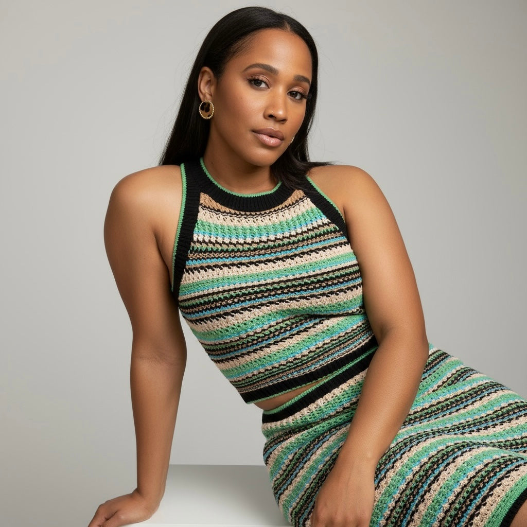 Leopard Print Stud Earring